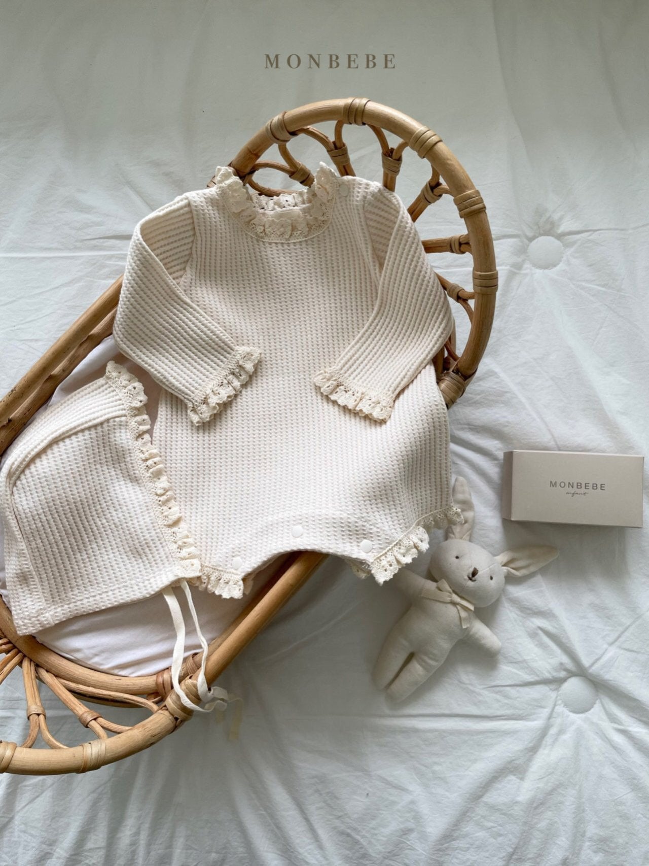 Ungbarnasett & húfa