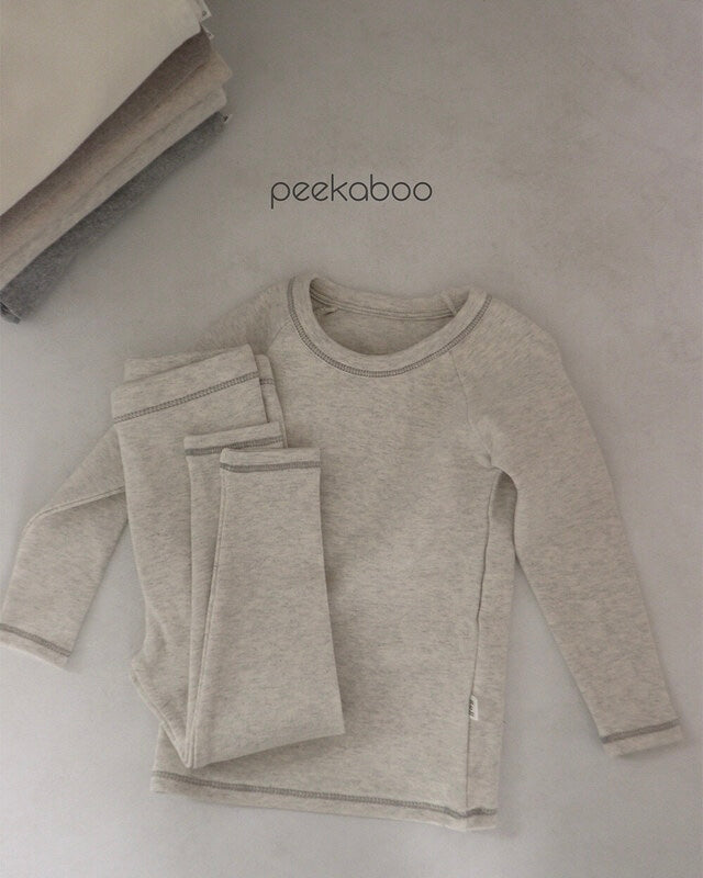 Totori bolur & leggings - white melange