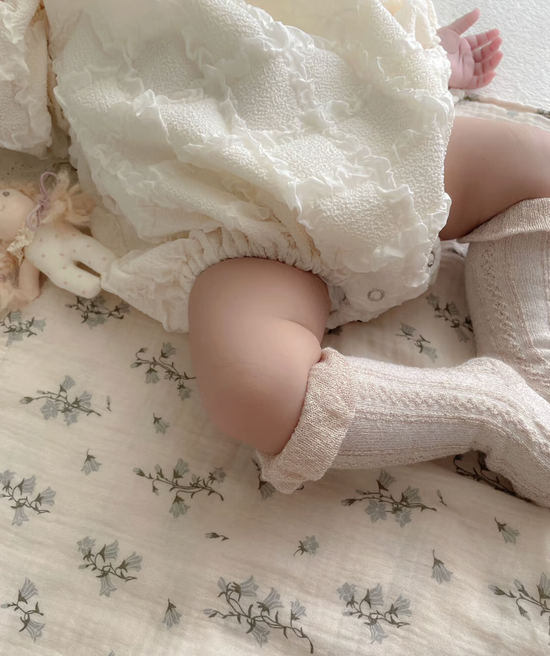 Bling lace sokkar