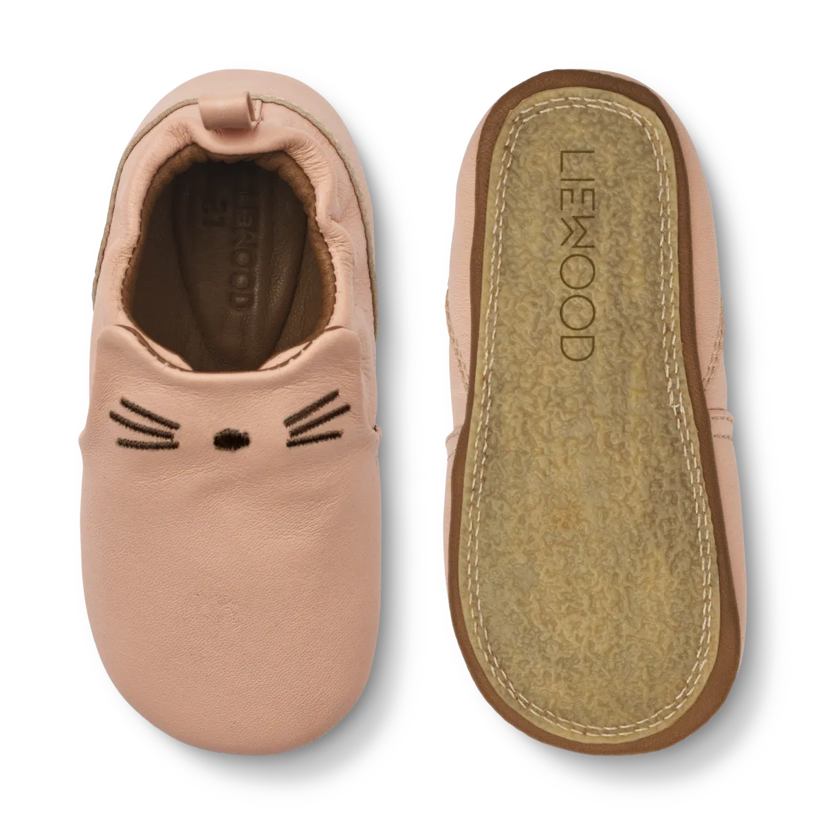 Eliot Cat Leather Slippers